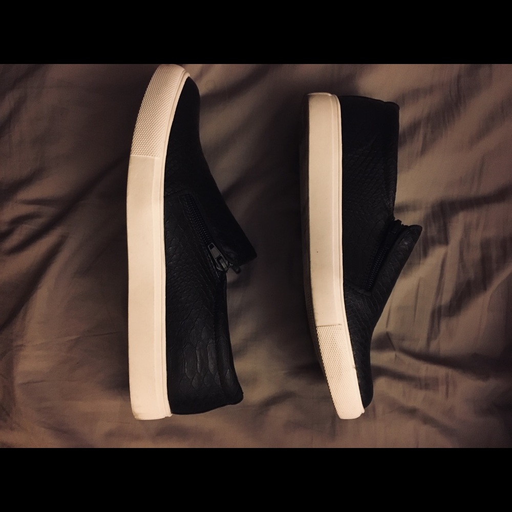 Black sneakers